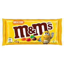 M&M COM AMENDOIM 45G