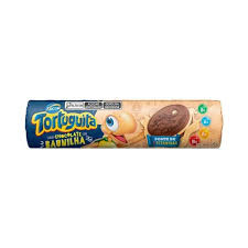 BISC RECHEADO TORTUGUITA CHOCOLATE/BAUNINHA 120G