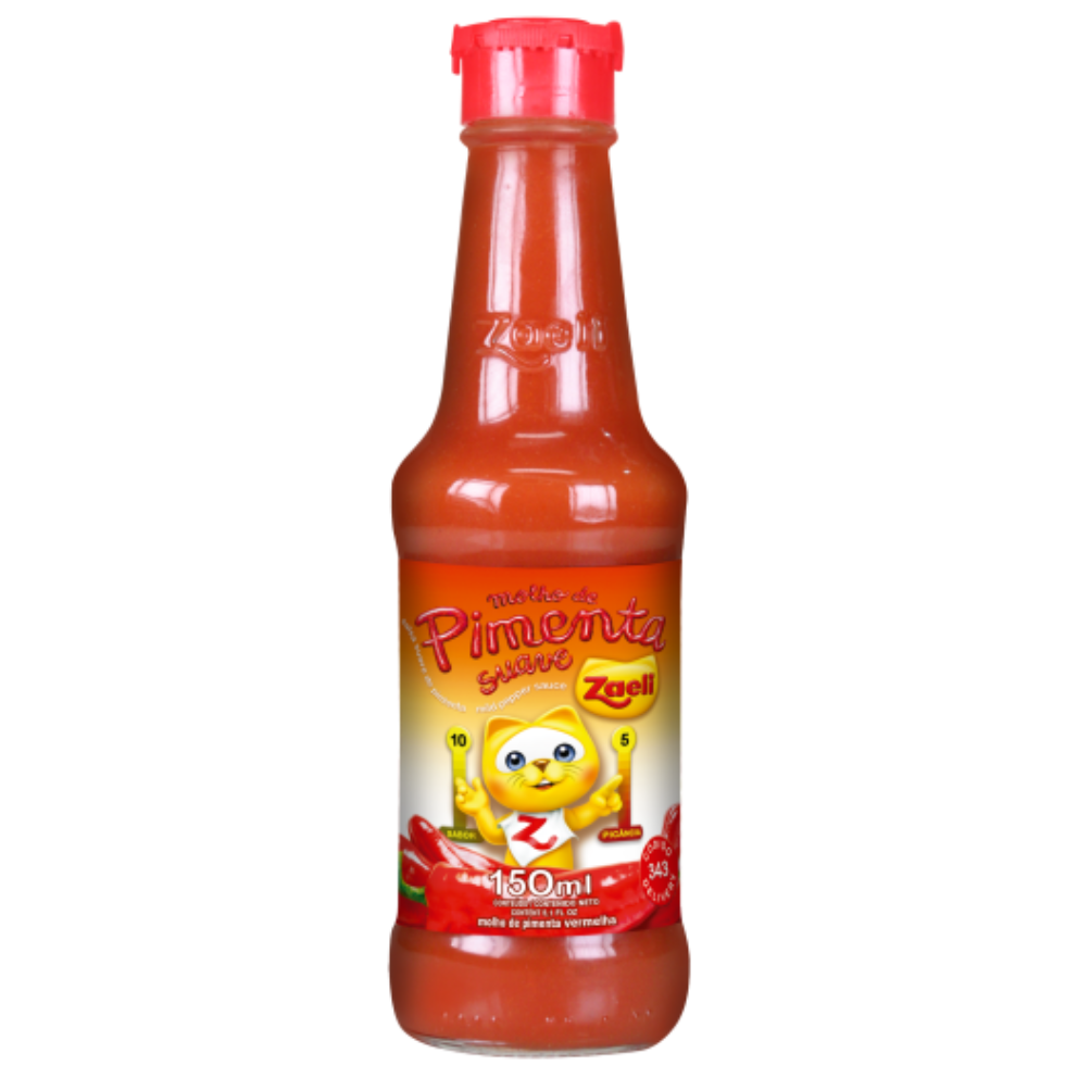MOLHO DE PIMENTA ZAELI SUAVE 150ML