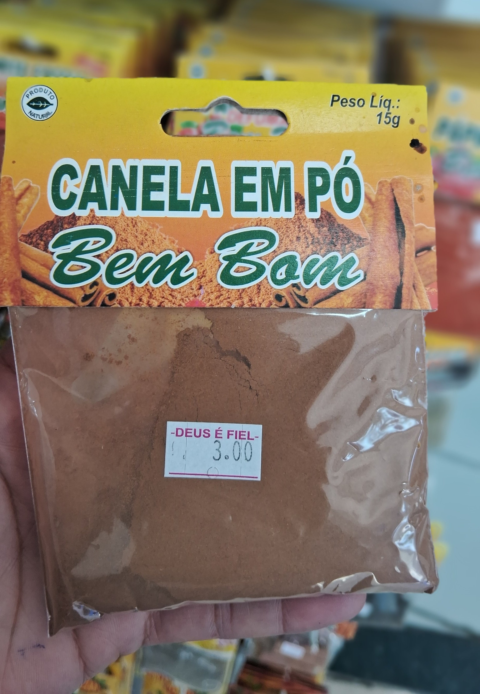 Canela em pó bem bom (15g)