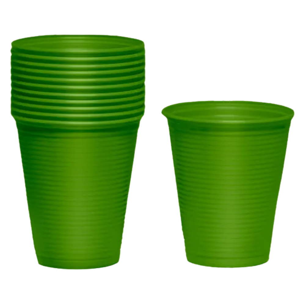COPO DESCARTAVEIS VERDE 200ML C/50UN