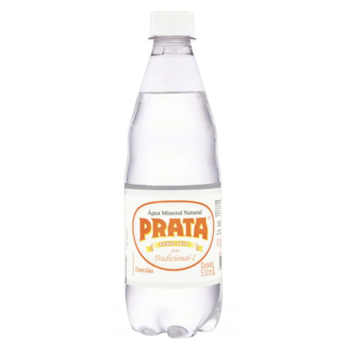Agua Mineral com Gas (Prata) 510ml
