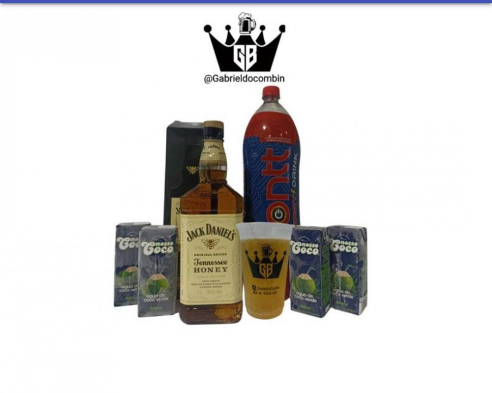 Combo Jack Honey 1L. 6 gelos 