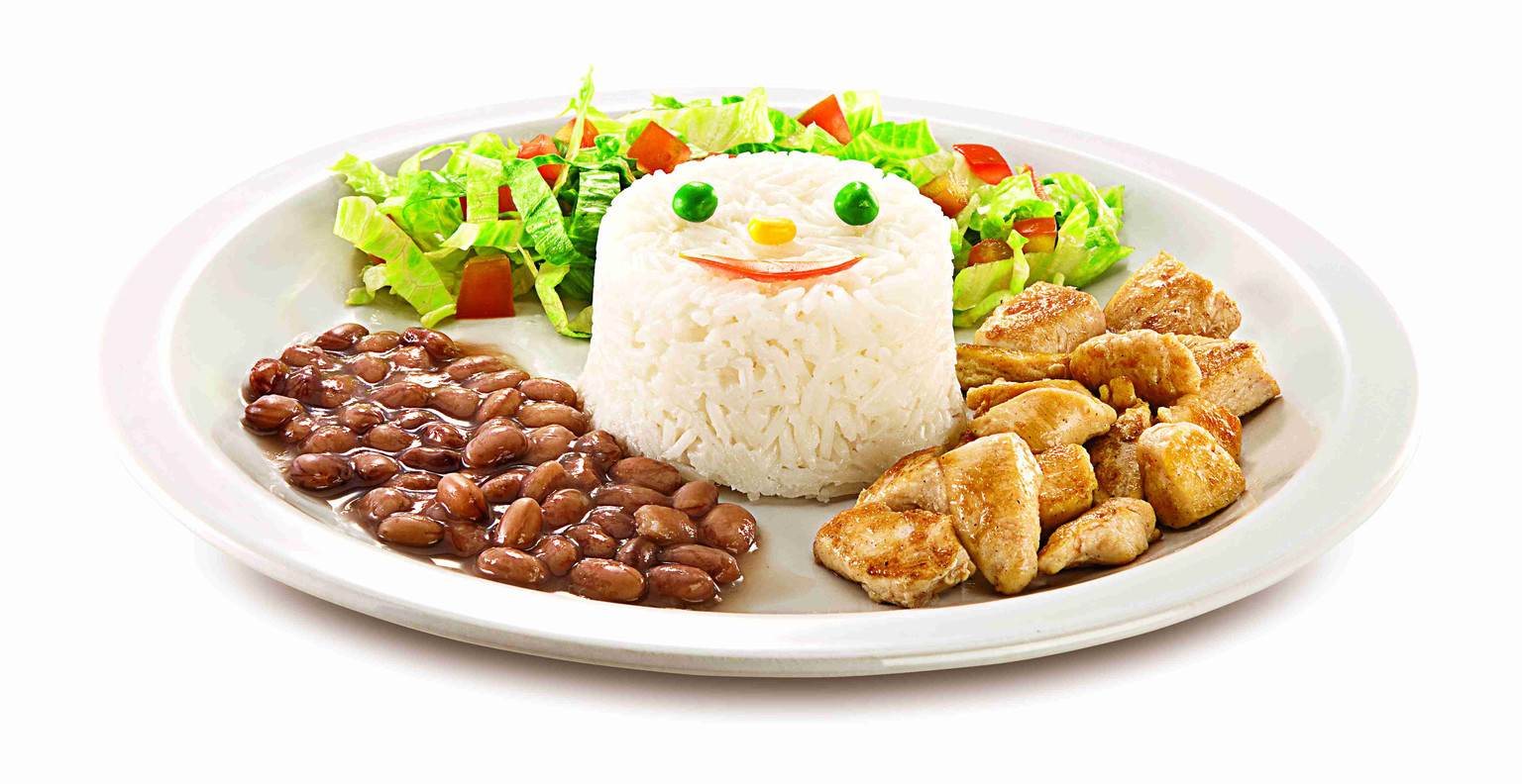 ISCA DE FRANGO EM TIRAS (ARROZ, FEIJAO, FRITAS OU SALADA)