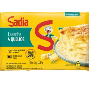 LASANHA 4 QUEIJOS SADIA 600G