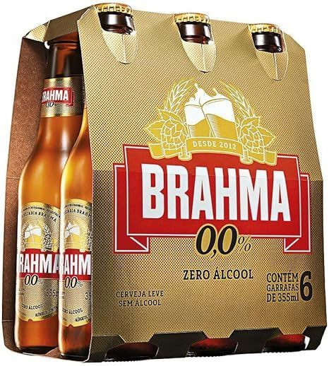 CERVEJA BRAHMA CHOPP ZERO LN 355ML PACK 24 UN