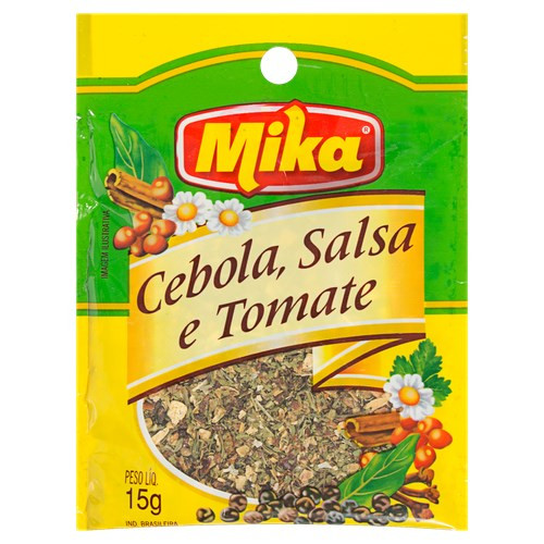 CEBOLA, SALSA E TOMATE MIKA 15G