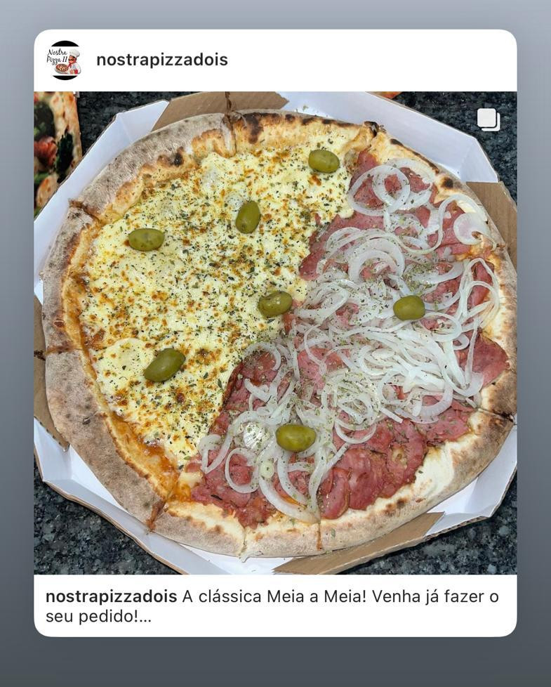Pizza Grande - 2 Sabores
