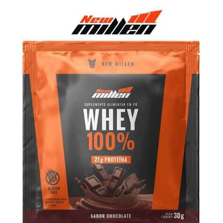 Whey 100% Chocolate 30g Sh New Millen