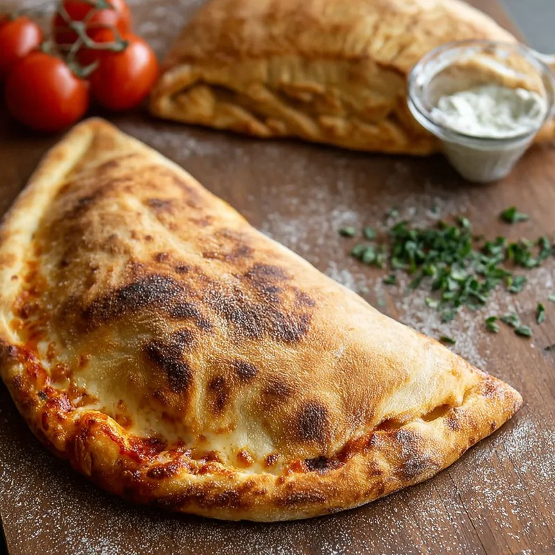 CALZONE DE CARNE DE SOL COM CREAM CHEESE