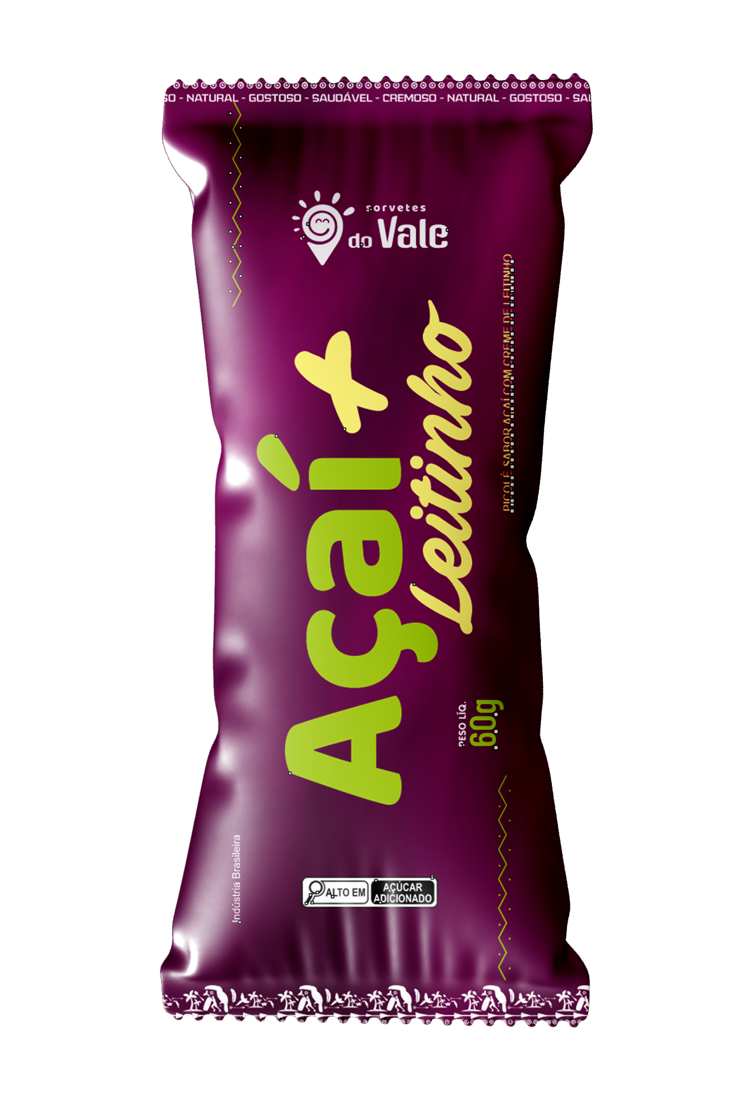 PICOLE AÇAI C/ LEITINHO 