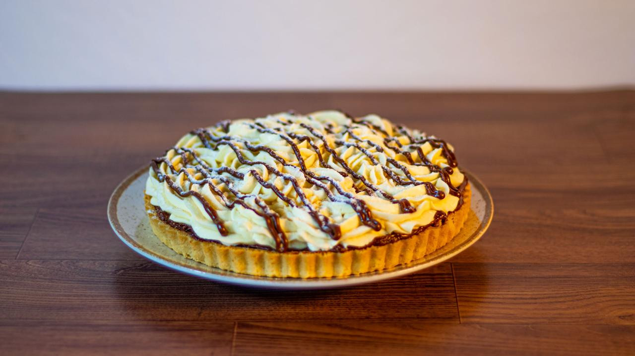 Torta Ninho com Nutella e Banana.