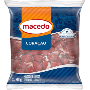 CORACAO DE FRANGO PCT.800G MACEDO