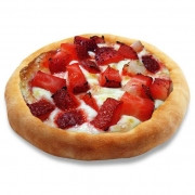 ESFIHA CHOCOLATE BRANCO COM MORANGO