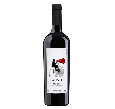 VINHO TINTO PIZZATO FAUSTO FAUSTO MERLOT 750ML
