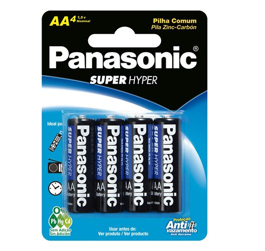 Pilha Comum Panasonic AA