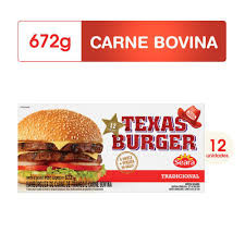 Hamburguer Seara Texas Burguer 672g