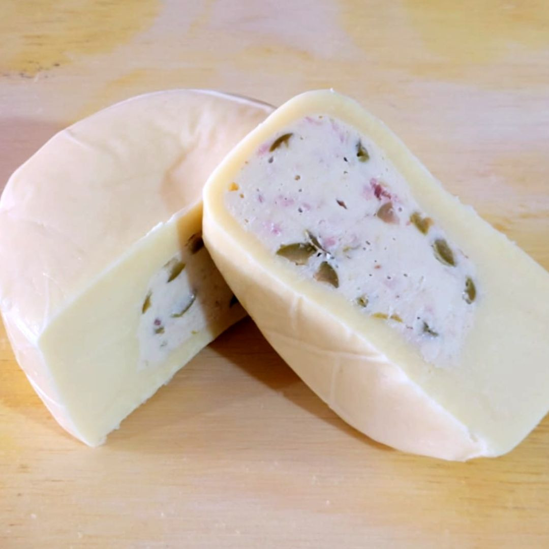 Queijo trufado com Azeitonas