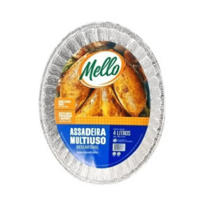 ASSADEIRA ALUMÍNIO MELLO 4 LITROS