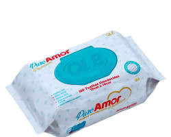 Toalha umed puro amor c/40