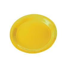 PRATO DESC.DUDIGO AMARELO 18CM