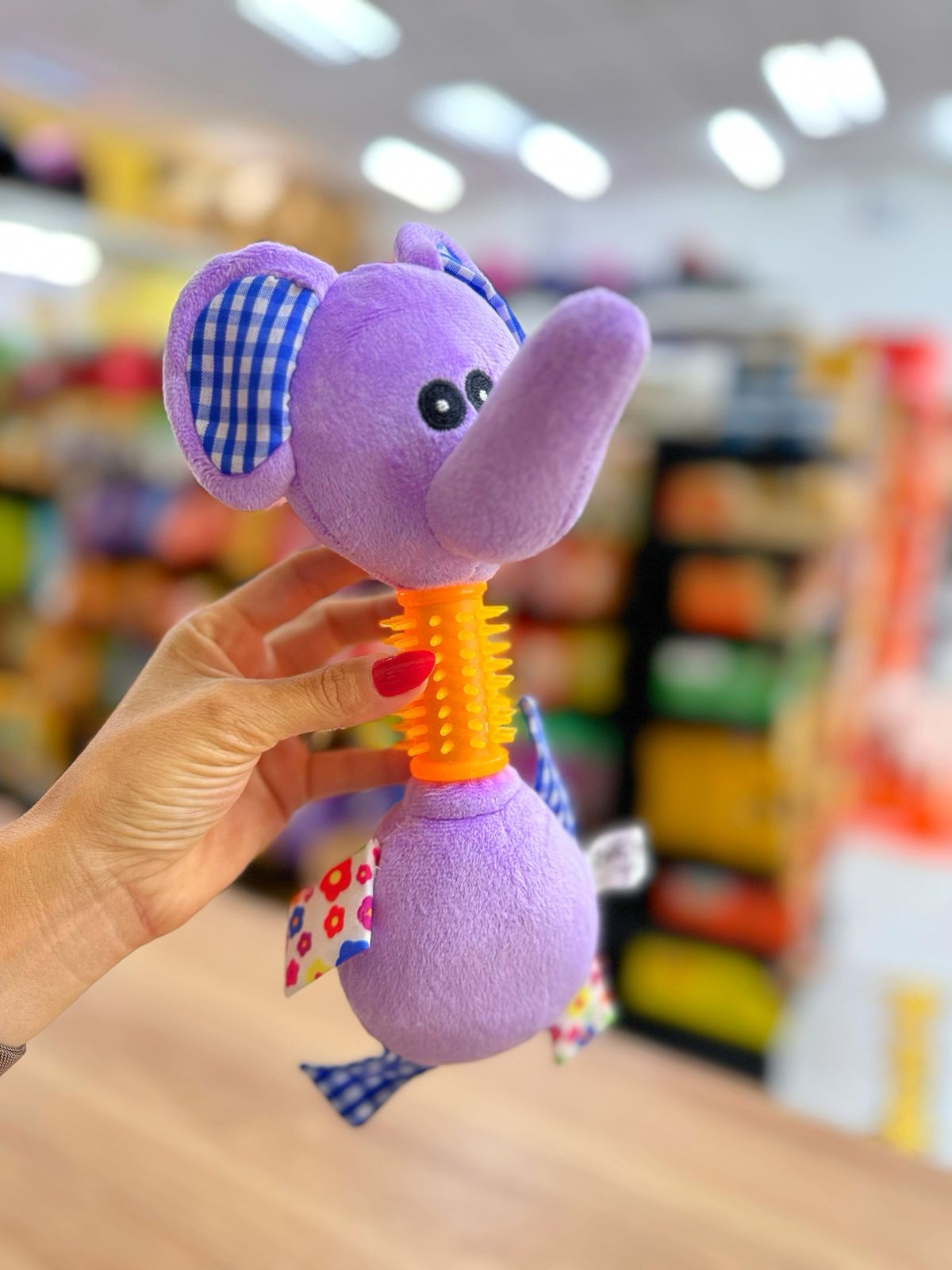 Brinquedo Elefante Lilás