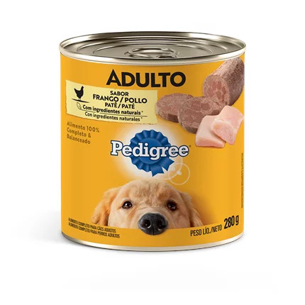 Patê Pedigree Adulto Frango 280g