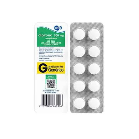 DIPIRONA 500MG