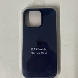 CAPA AZUL IPHONE 15 PRO MAX SILICONE CASE