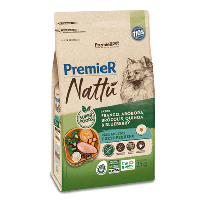 Premier Nattu Abóbora Porte Pequeno 2,5kg 