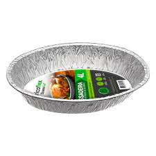 ASSADEIRA DESCARTAVEL BRICOFLEX ALUMINIO OVAL 4L
