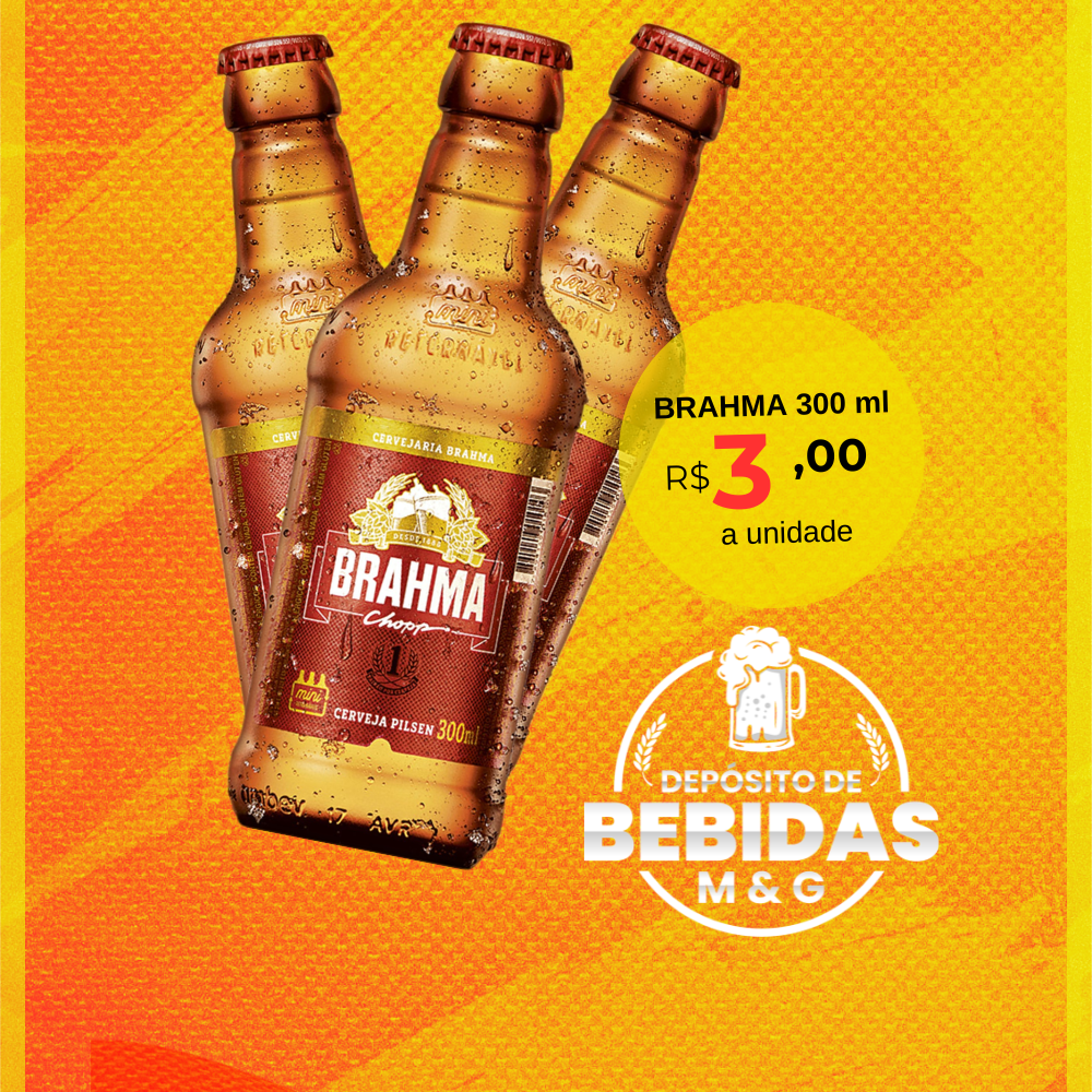 BRAHMA CHOPP 300ML RET