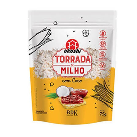 Torrada De Milho Com Coco Okoshi 75g 