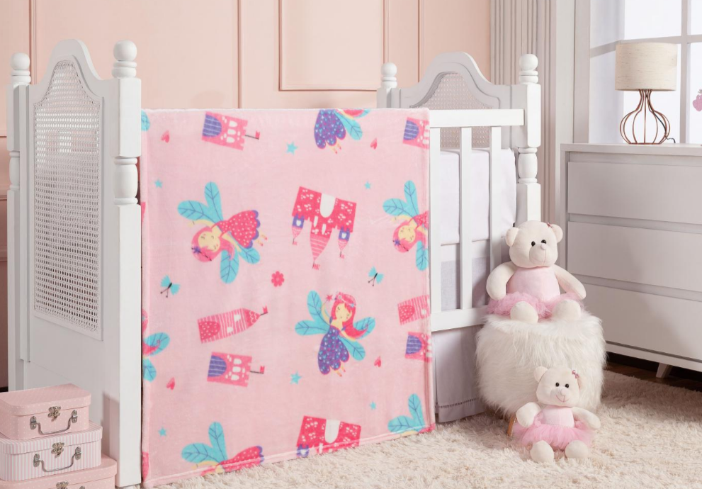 Cobertor Flannel Kids - Fadas 