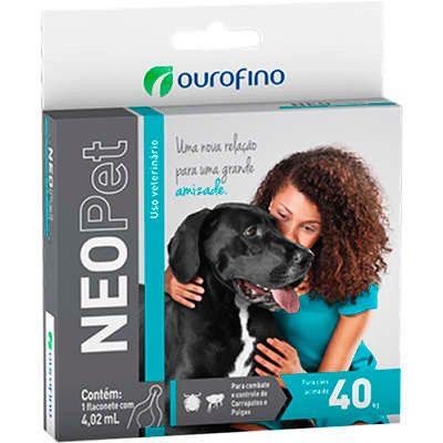 Antipulgas e Carrapatos Neopet 4,02 mL para Cães acima de 40 Kg