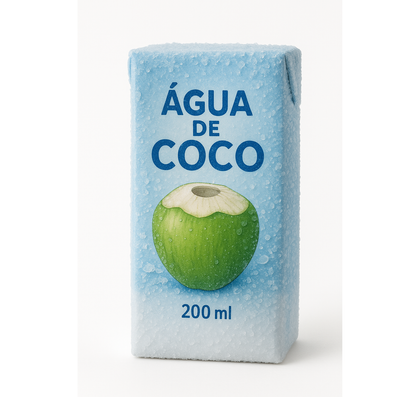 GELO DE  ÁGUA DE COCO  -200ML 