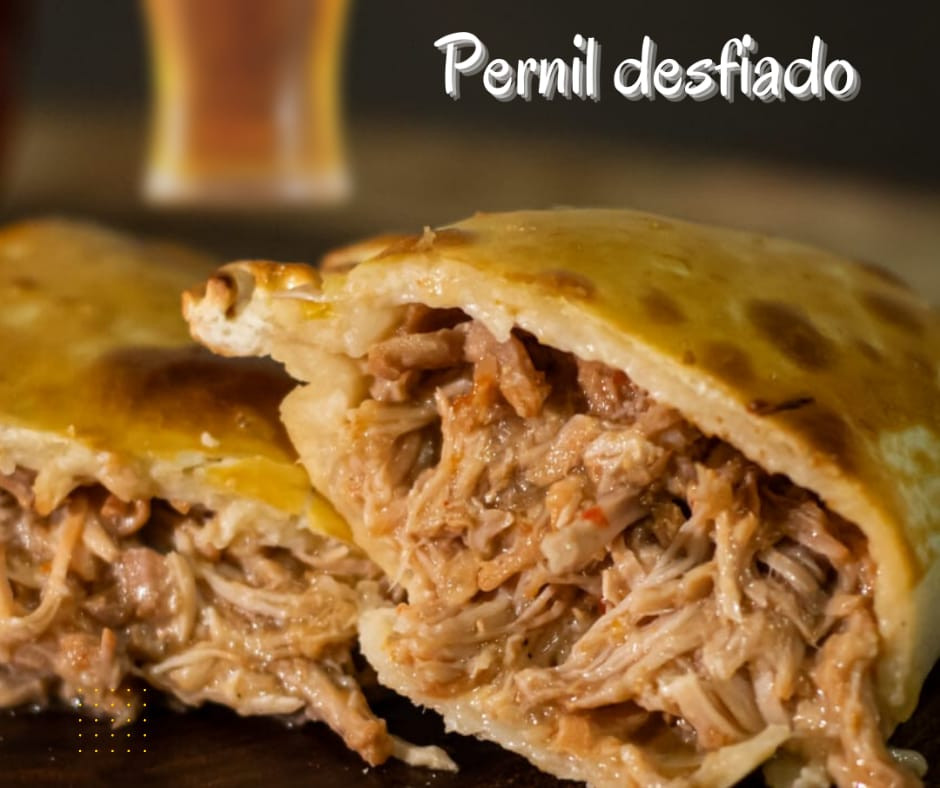 Pernil desfiado