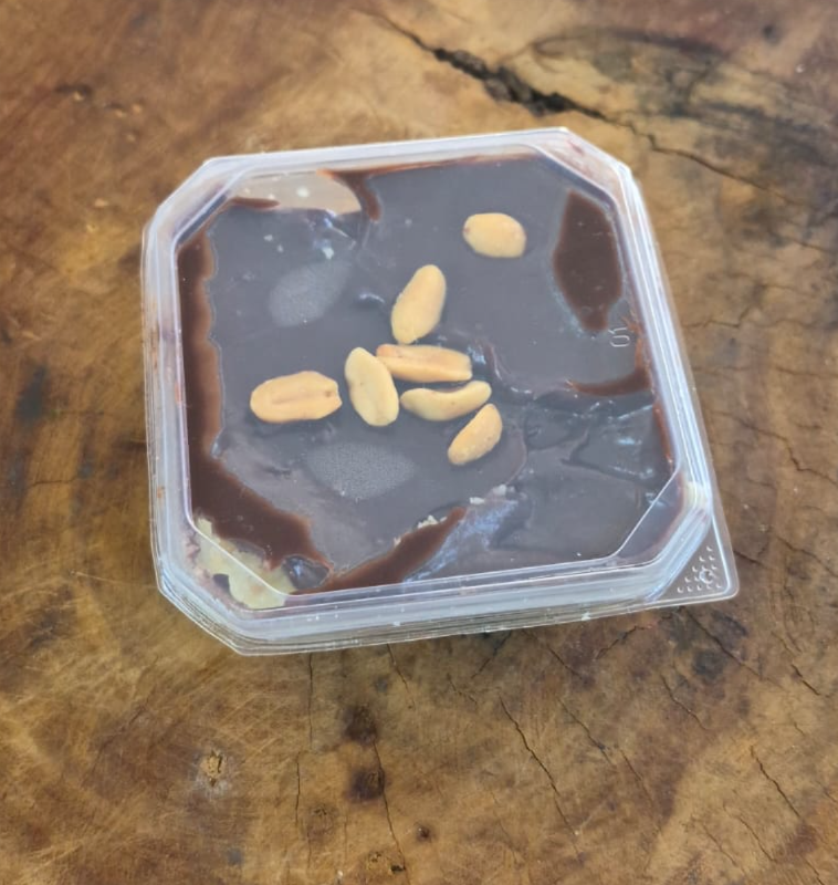 TORTA PAÇOCA C/ BRIGADEIRO 150 ML.