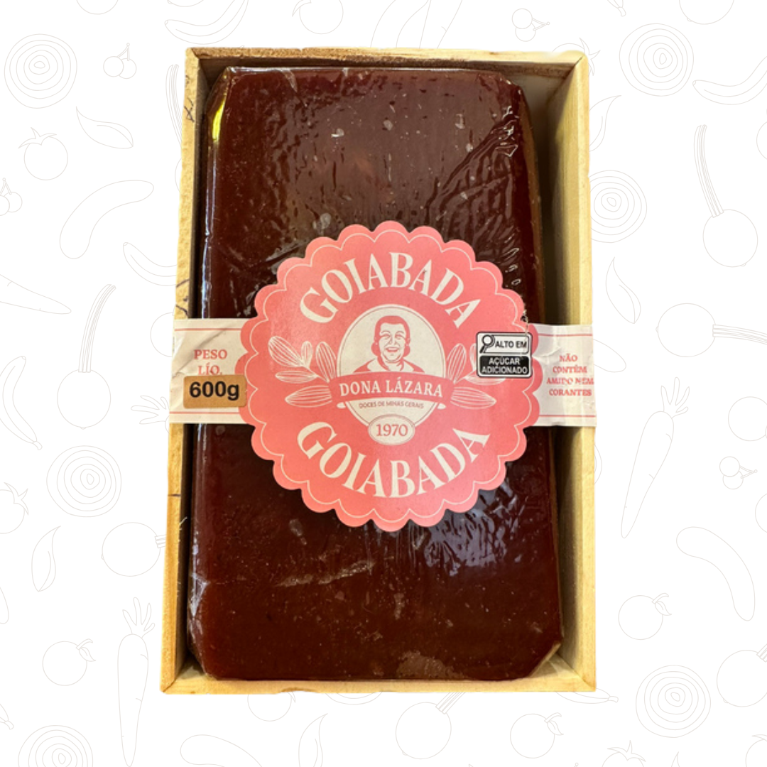 Goiabada Cascao No Caixote Dona Lazara 600g