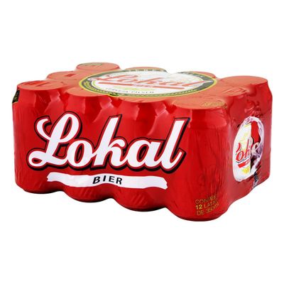 CERVEJA LOKAL C/12 UNIDADES 350ML