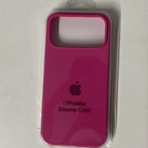 CAPA PINK IPHONE 17 PRO MAX SILICONE CASE