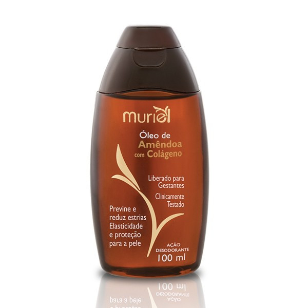 Óleo Corporal Amêndoas e Colágeno 100Ml Muriel