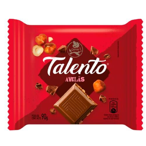 Chocolate Talento Avelãs 90g