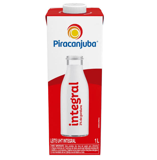 LEITE LONGA VIDA INTEGRAL PIRACANJUBA 1 L
