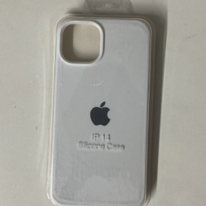 CAPA BRANCO IPHONE 14 SILICONE CASE