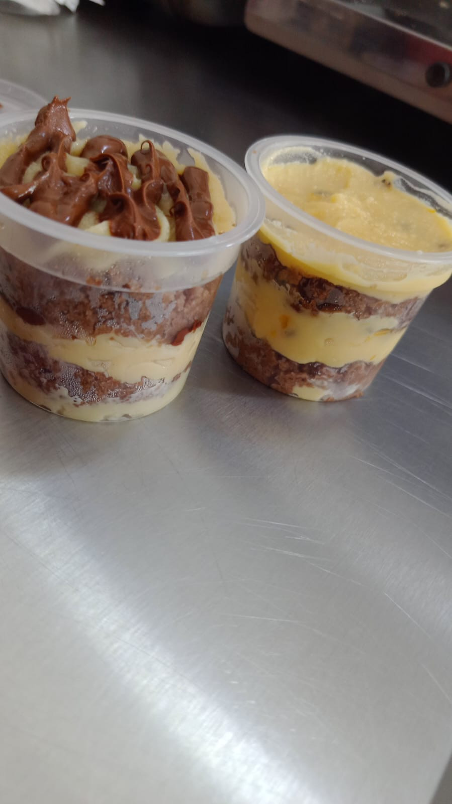 bolo de pote Dois amores