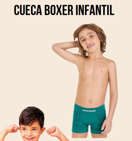 CUECA BOXER INFANTIL M