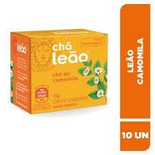 CHA LEAO CAMOMILA 10G COM 10 UNIDADES