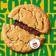 Cookie Recheado Nutella - Novo!