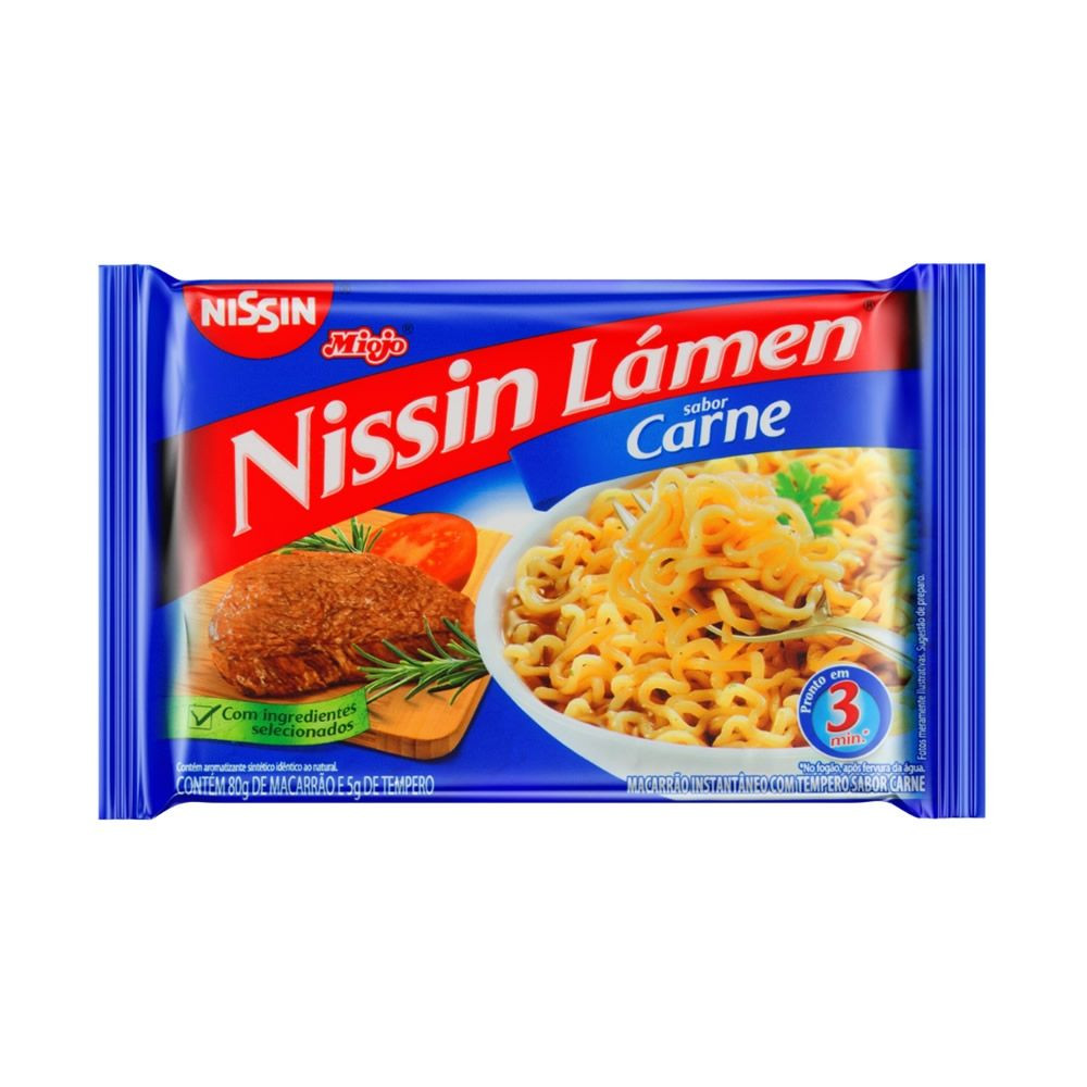 MIOJO NISSIN CARNE 85G